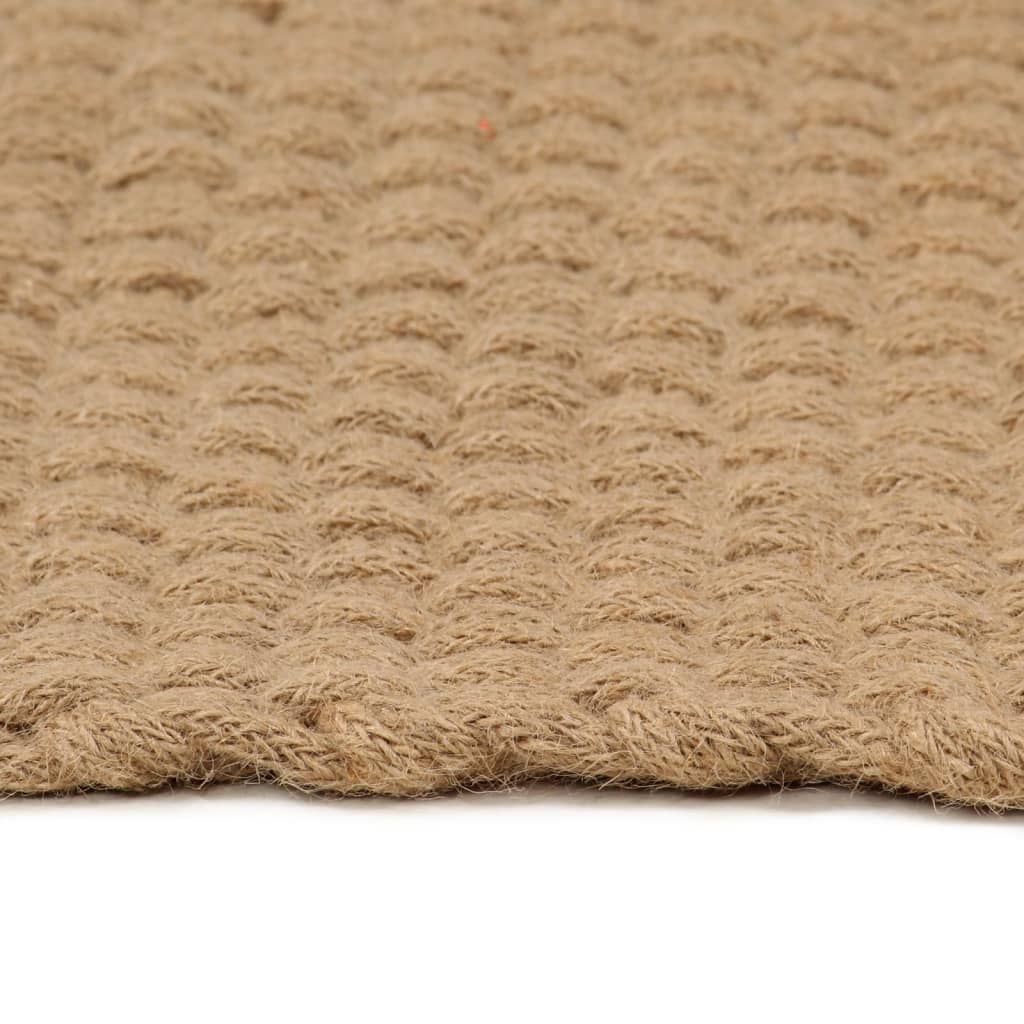 vidaXL Tapis rectangulaire Naturel 80x160 cm Jute