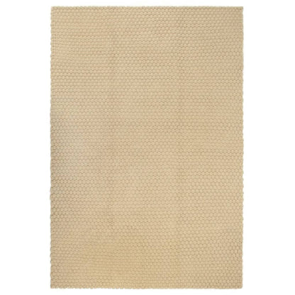 vidaXL Teppich Rechteckig Natur 80x160 cm Baumwolle