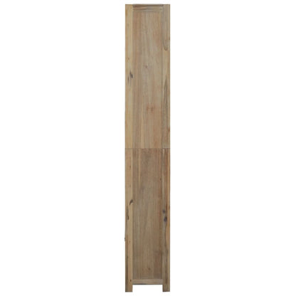 vidaXL Bibliothèque 7 étagères 80x30x200 cm Bois d'acacia massif