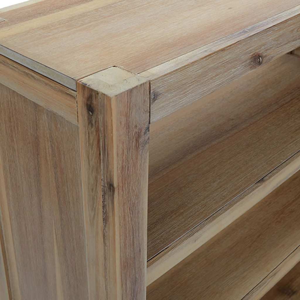 vidaXL Bibliothèque à 6 étagères 80x30x170 cm Bois d'acacia massif