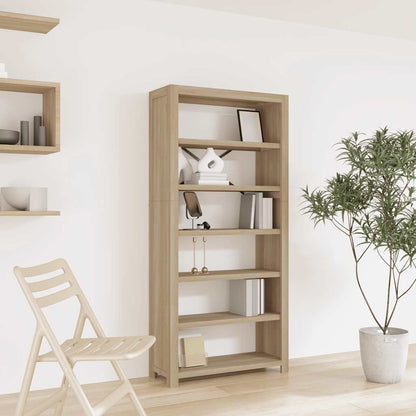 vidaXL Bibliothèque à 6 étagères 80x30x170 cm Bois d'acacia massif
