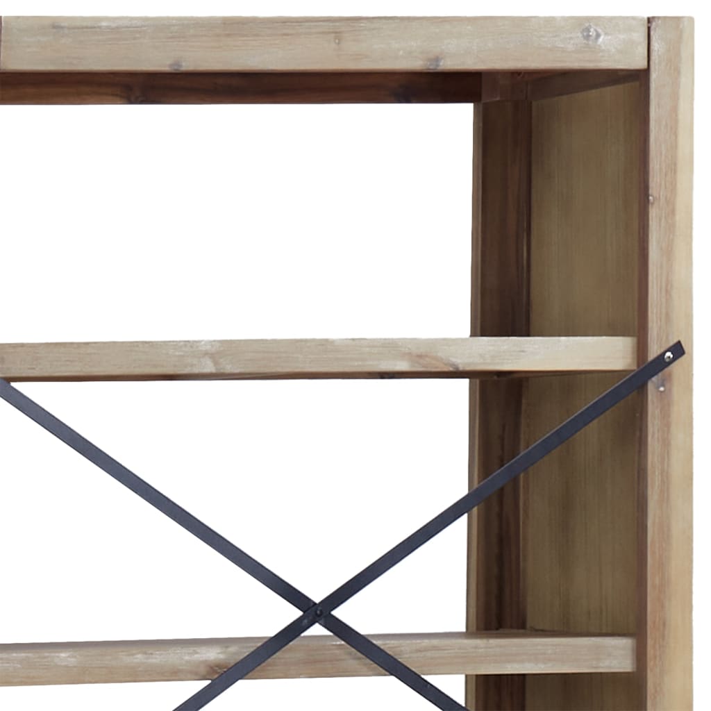 vidaXL Étagère à 4 niveaux 80x30x110 cm Bois d'acacia massif