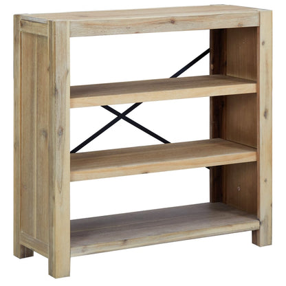vidaXL Étagère à 3 niveaux 80x30x80 cm Bois d'acacia massif