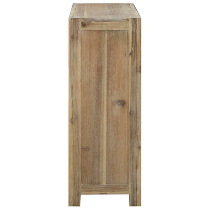 vidaXL Étagère à 3 niveaux 80x30x80 cm Bois d'acacia massif