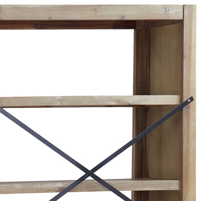 vidaXL Étagère à 3 niveaux 80x30x80 cm Bois d'acacia massif