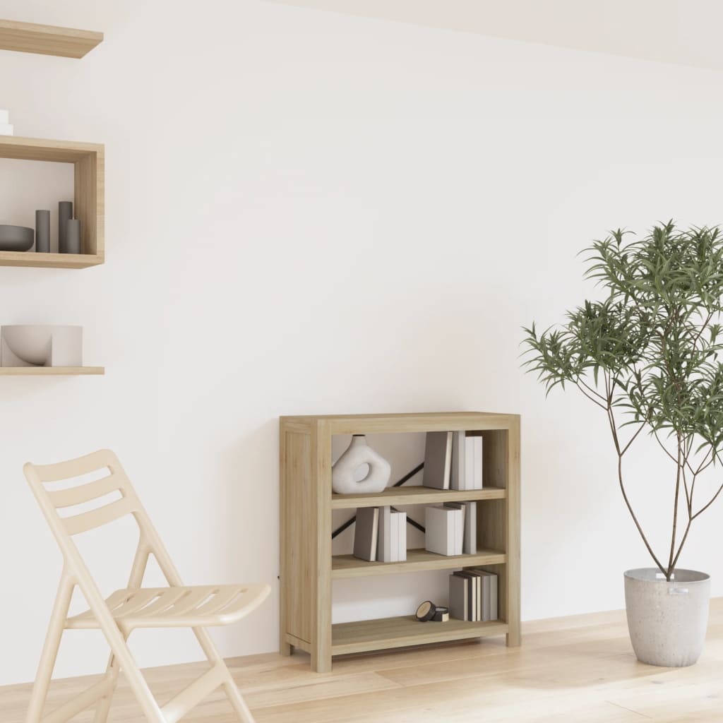vidaXL Étagère à 3 niveaux 80x30x80 cm Bois d'acacia massif