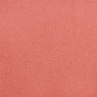 vidaXL Ohrensessel mit Hocker Rosa Samt