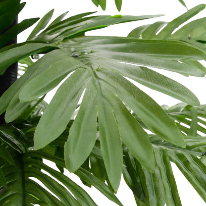 vidaXL Künstliche Palme mit 252 LEDs Warmweiß 400 cm