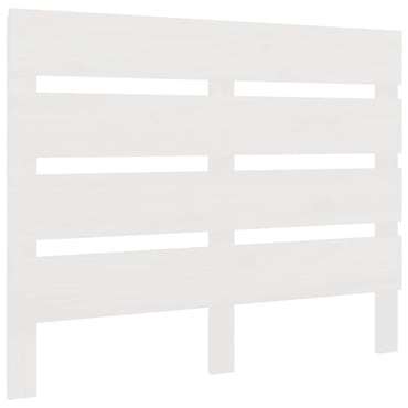 vidaXL Kopfteil Weiß 90x3x80 cm Massivholz Kiefer