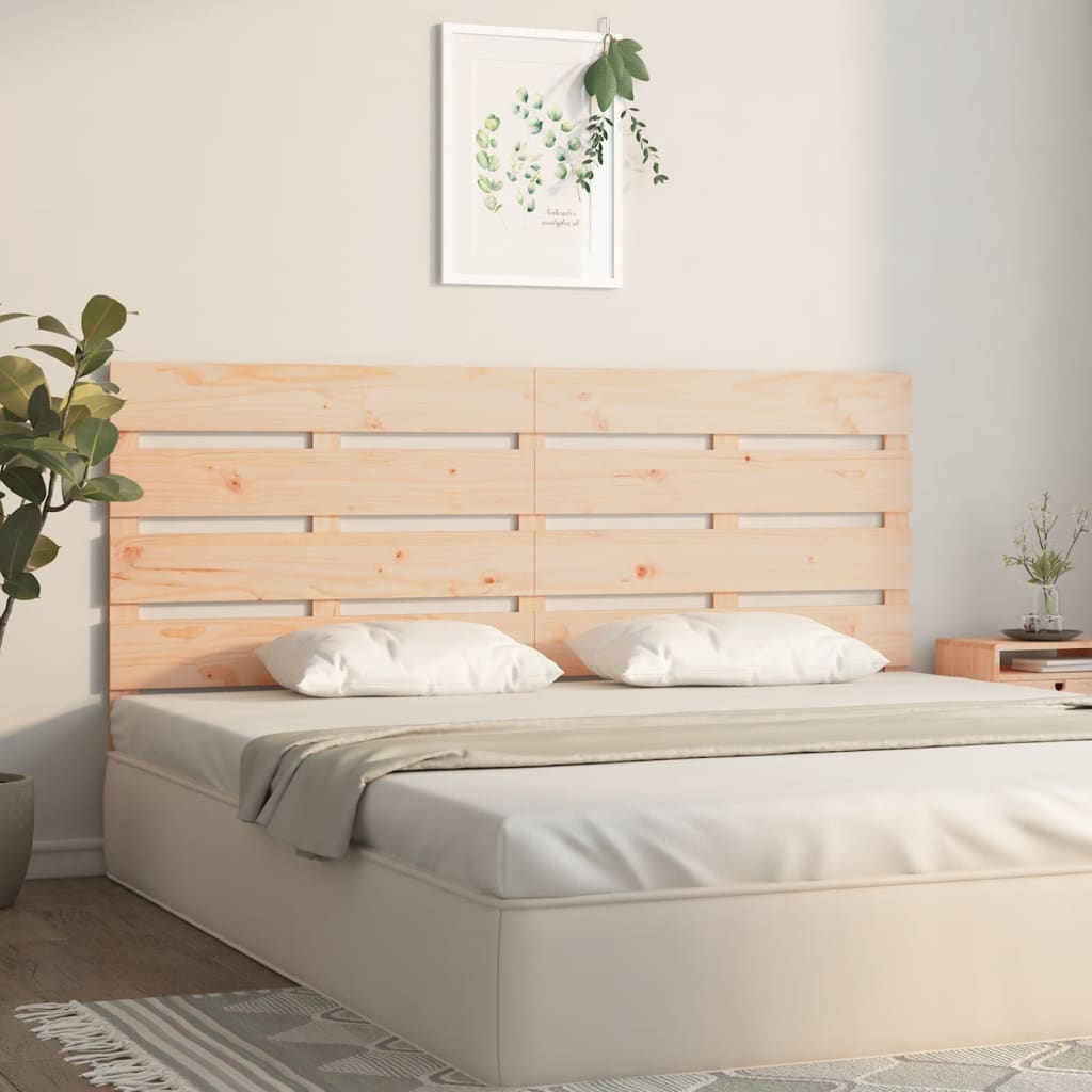 vidaXL Kopfteil 120x3x80 cm Massivholz Kiefer