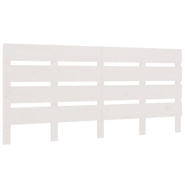 vidaXL Kopfteil Weiß 150x3x80cm Massivholz Kiefer
