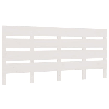 vidaXL Kopfteil Weiß 150x3x80cm Massivholz Kiefer