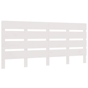 vidaXL Kopfteil Weiß 180x3x80 cm Massivholz Kiefer