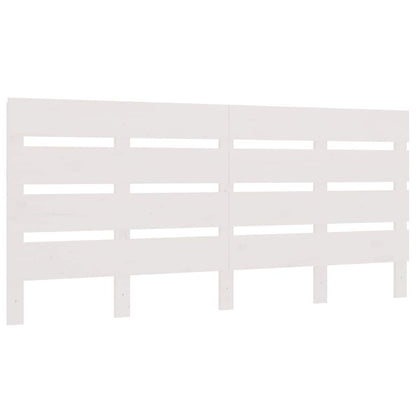 vidaXL Kopfteil Weiß 180x3x80 cm Massivholz Kiefer
