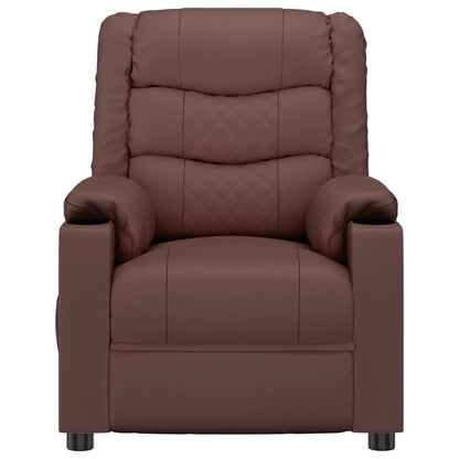 vidaXL Fauteuil relax marron similicuir