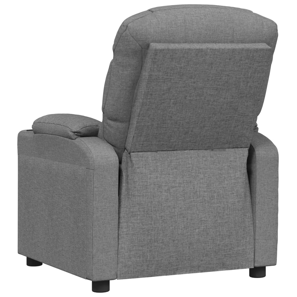 vidaXL Relaxsessel Hellgrau Stoff
