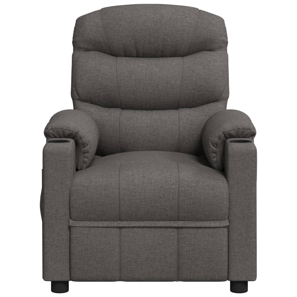 vidaXL Relaxsessel Dunkelgrau Stoff