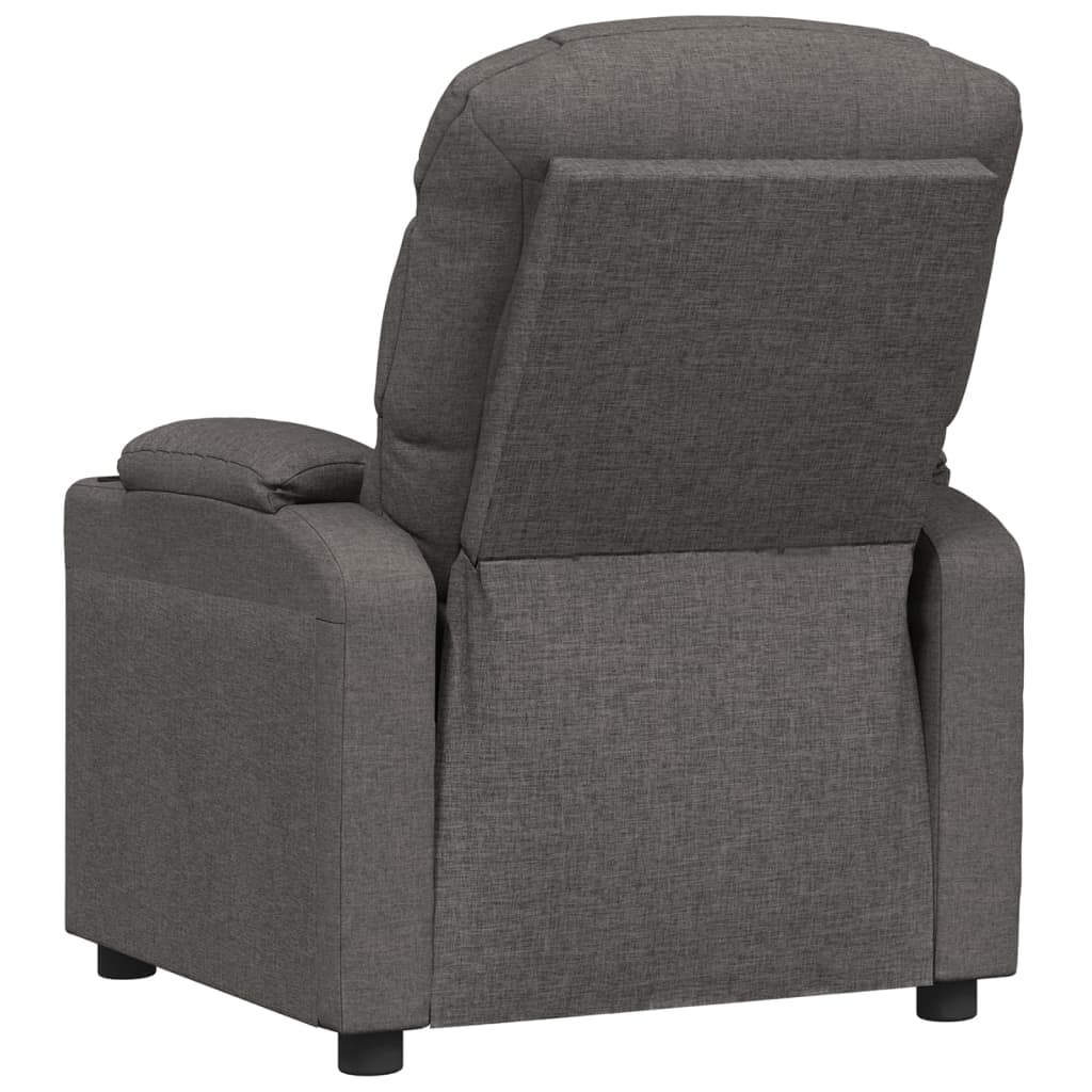 vidaXL Relaxsessel Dunkelgrau Stoff