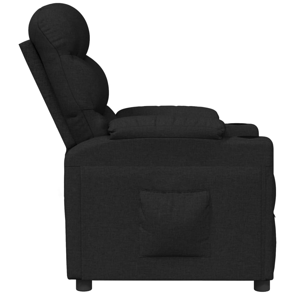 vidaXL Relaxsessel Schwarz Stoff