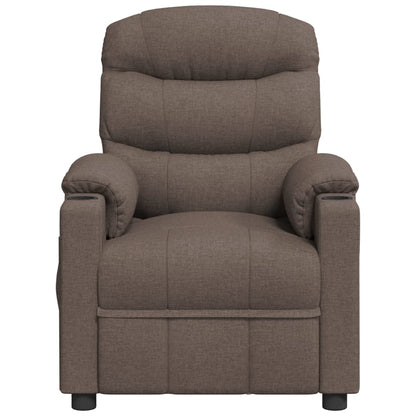 vidaXL Relaxsessel Taupe Stoff