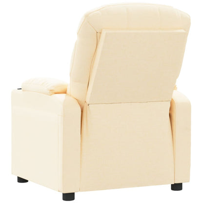 vidaXL Relaxsessel Creme Stoff