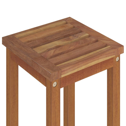 vidaXL Tabourets de bar 4 pcs Bois d'acacia massif
