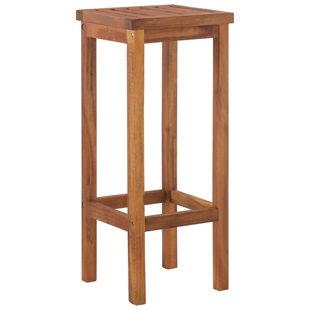 vidaXL Tabourets de bar 6 pcs Bois d'acacia massif