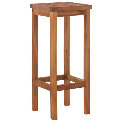 vidaXL Tabourets de bar 6 pcs Bois d'acacia massif