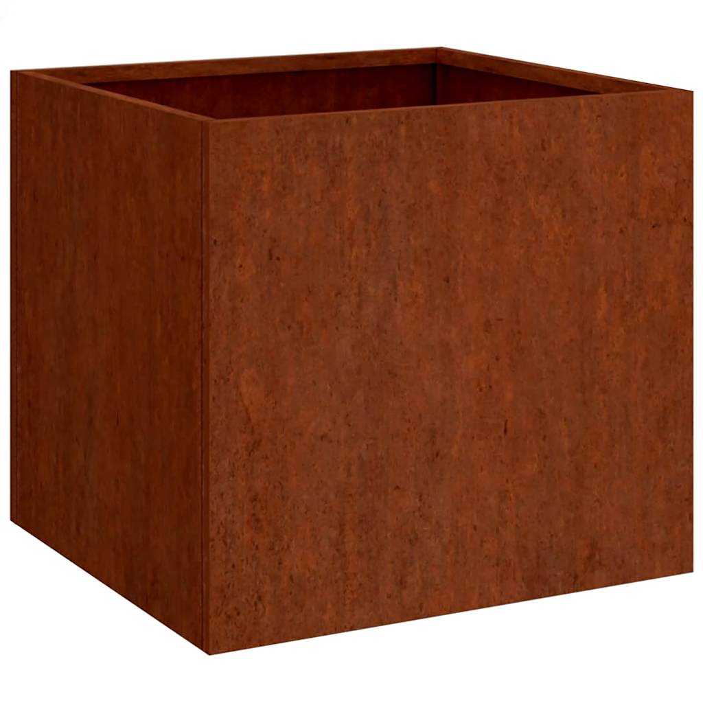 vidaXL Jardinières 2 pcs 49x47x46 cm Acier Corten