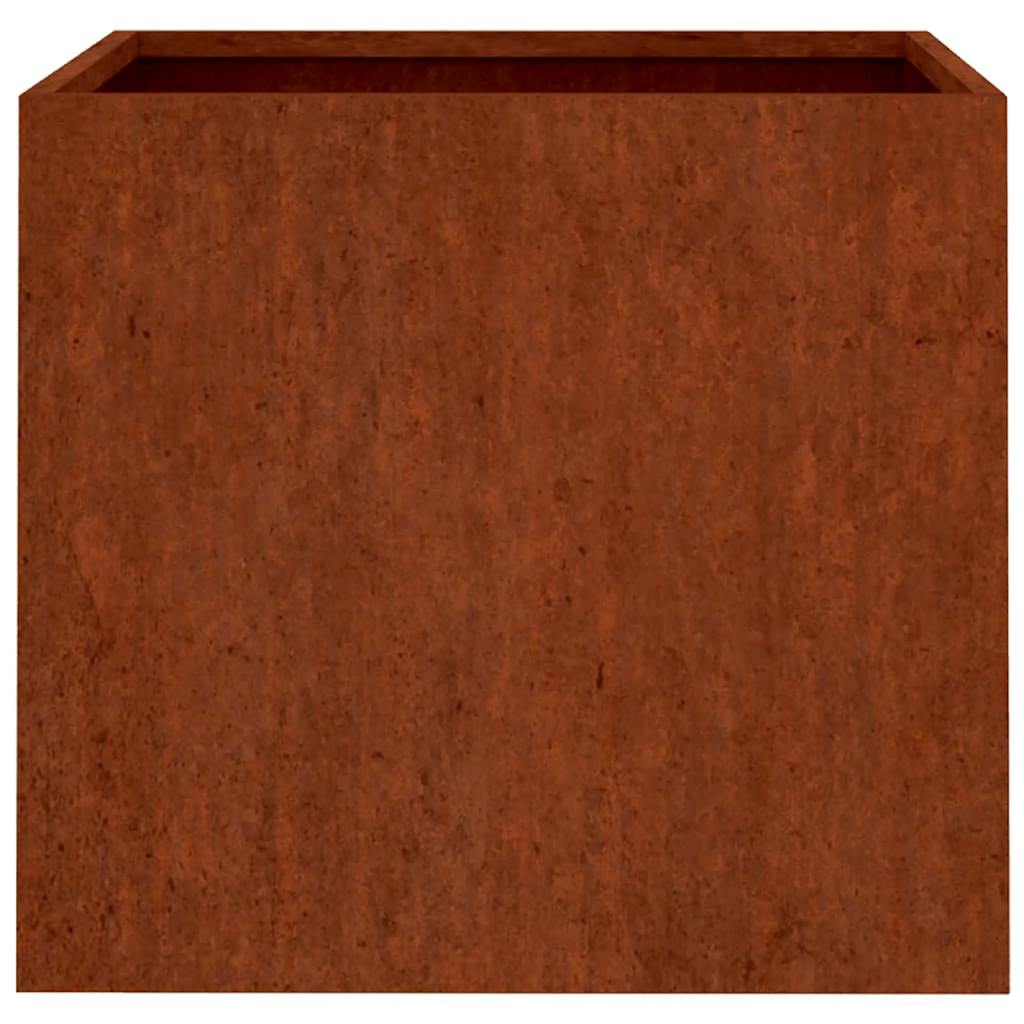 vidaXL Jardinières 2 pcs 49x47x46 cm Acier Corten