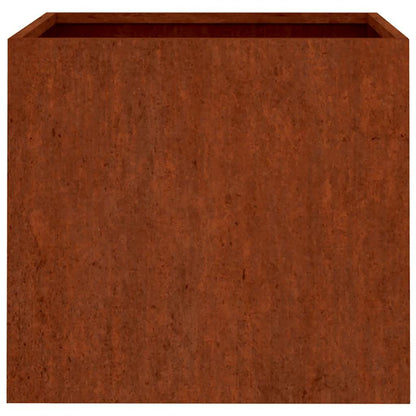 vidaXL Jardinières 2 pcs 49x47x46 cm Acier Corten