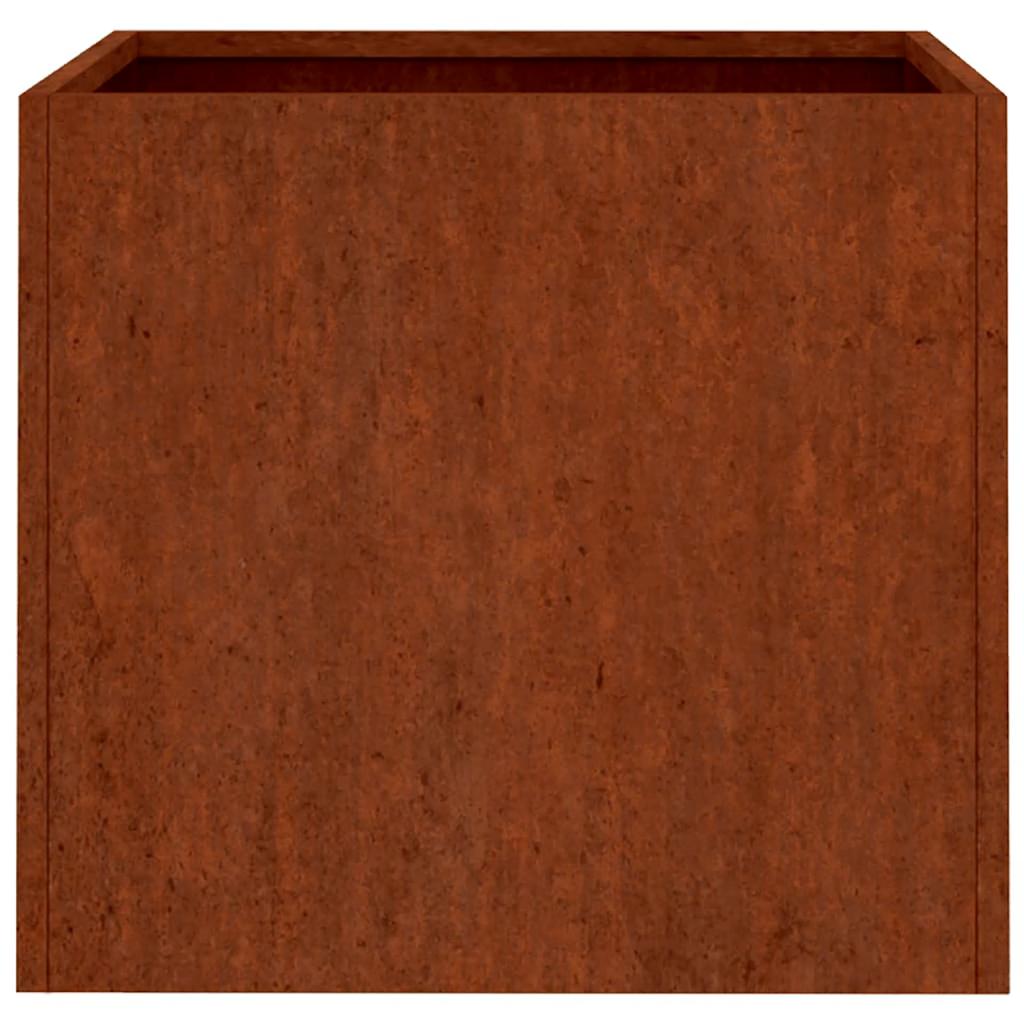 vidaXL Jardinières 2 pcs 49x47x46 cm Acier Corten