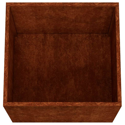 vidaXL Jardinières 2 pcs 49x47x46 cm Acier Corten