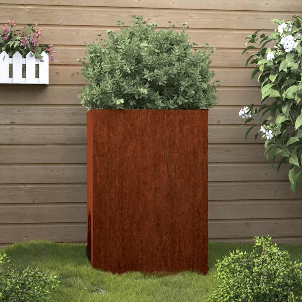 vidaXL Pflanzkübel 52x48x75 cm Cortenstahl