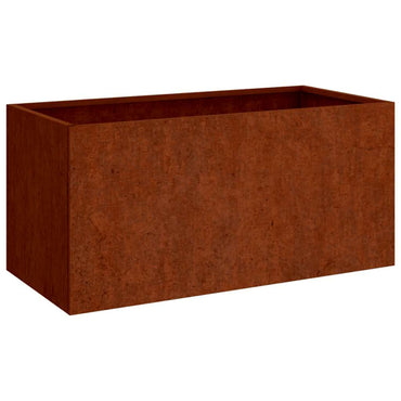 vidaXL Pflanzkübel 62x30x29 cm Cortenstahl