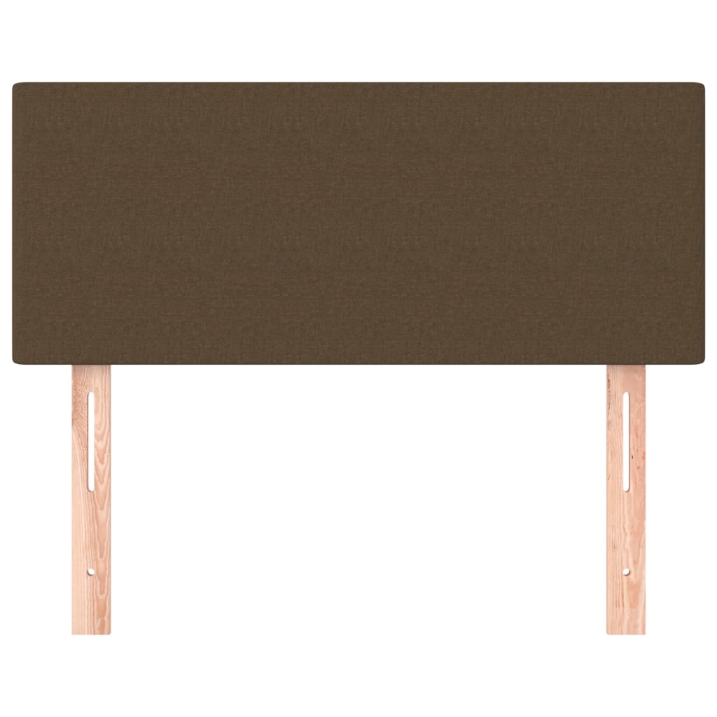vidaXL Kopfteil Dunkelbraun 80x5x78/88 cm Stoff
