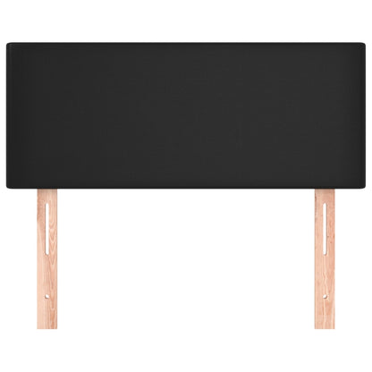 vidaXL Kopfteil Schwarz 80x5x78/88 cm Kunstleder