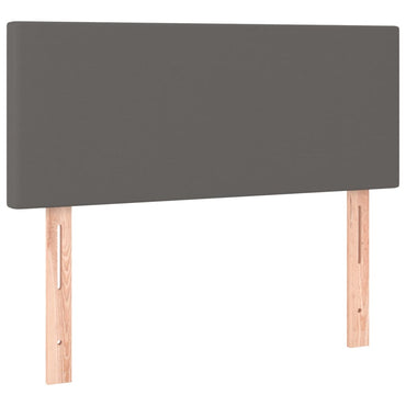 vidaXL Kopfteil Grau 80x5x78/88 cm Kunstleder