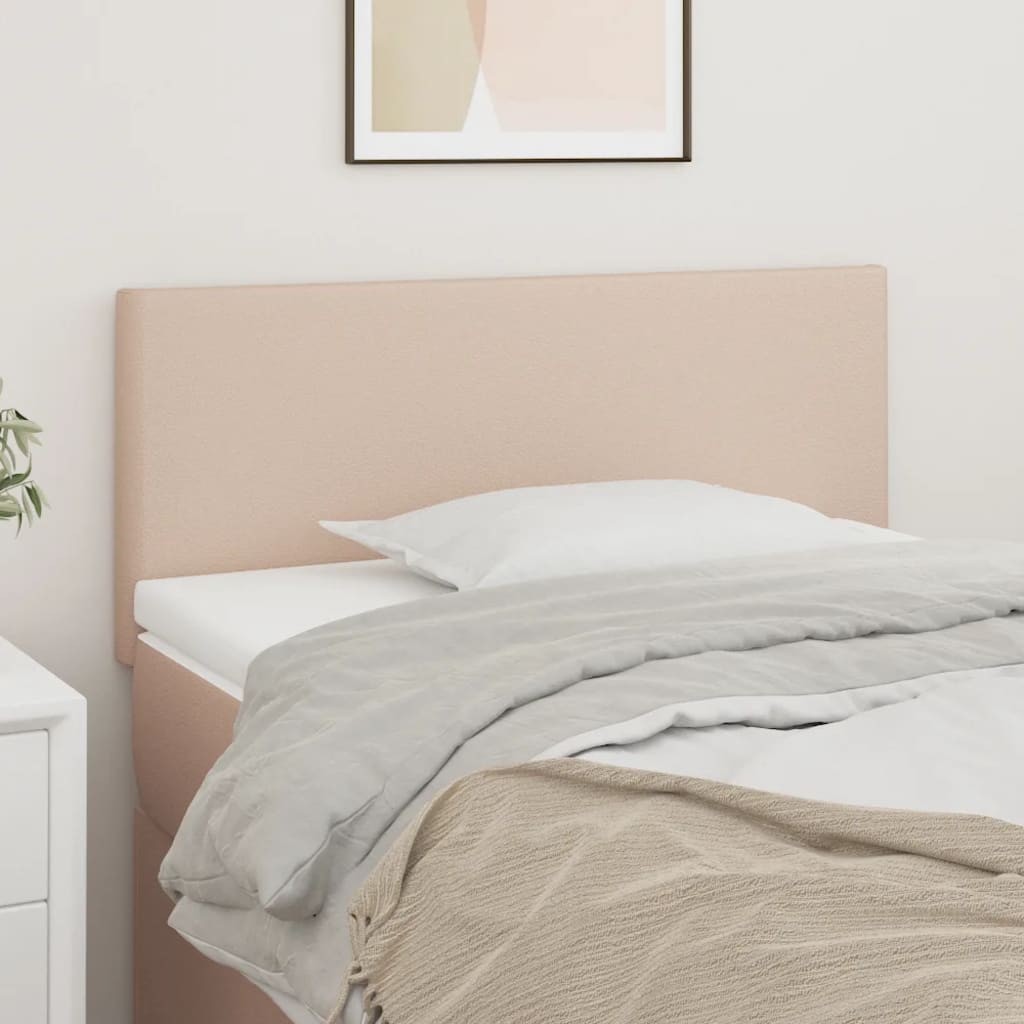 vidaXL Kopfteil Cappuccino-Braun 80x5x78/88 cm Kunstleder