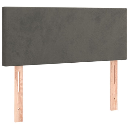 vidaXL Kopfteil Dunkelgrau 80x5x78/88 cm Samt