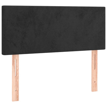 vidaXL Kopfteil Schwarz 80x5x78/88 cm Samt
