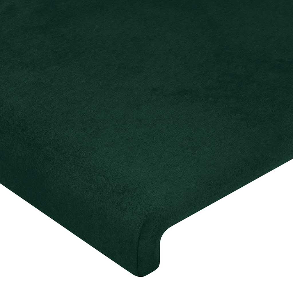 vidaXL Kopfteil Dunkelgrün 80x5x78/88 cm Samt