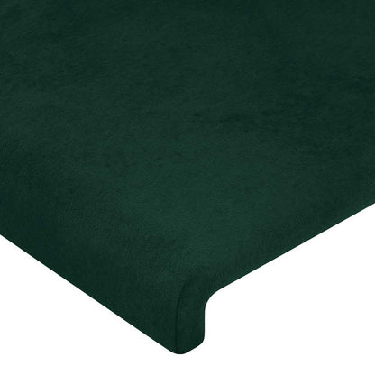 vidaXL Kopfteil Dunkelgrün 80x5x78/88 cm Samt