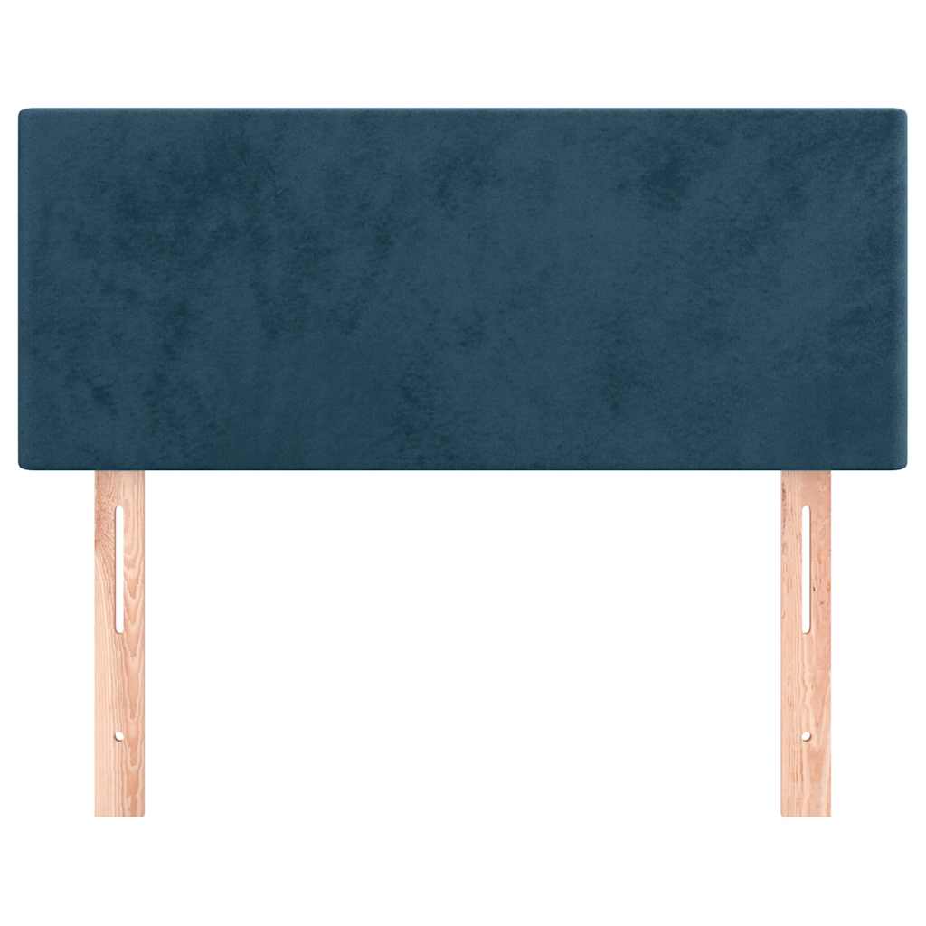 vidaXL Kopfteil Dunkelblau 80x5x78/88 cm Samt