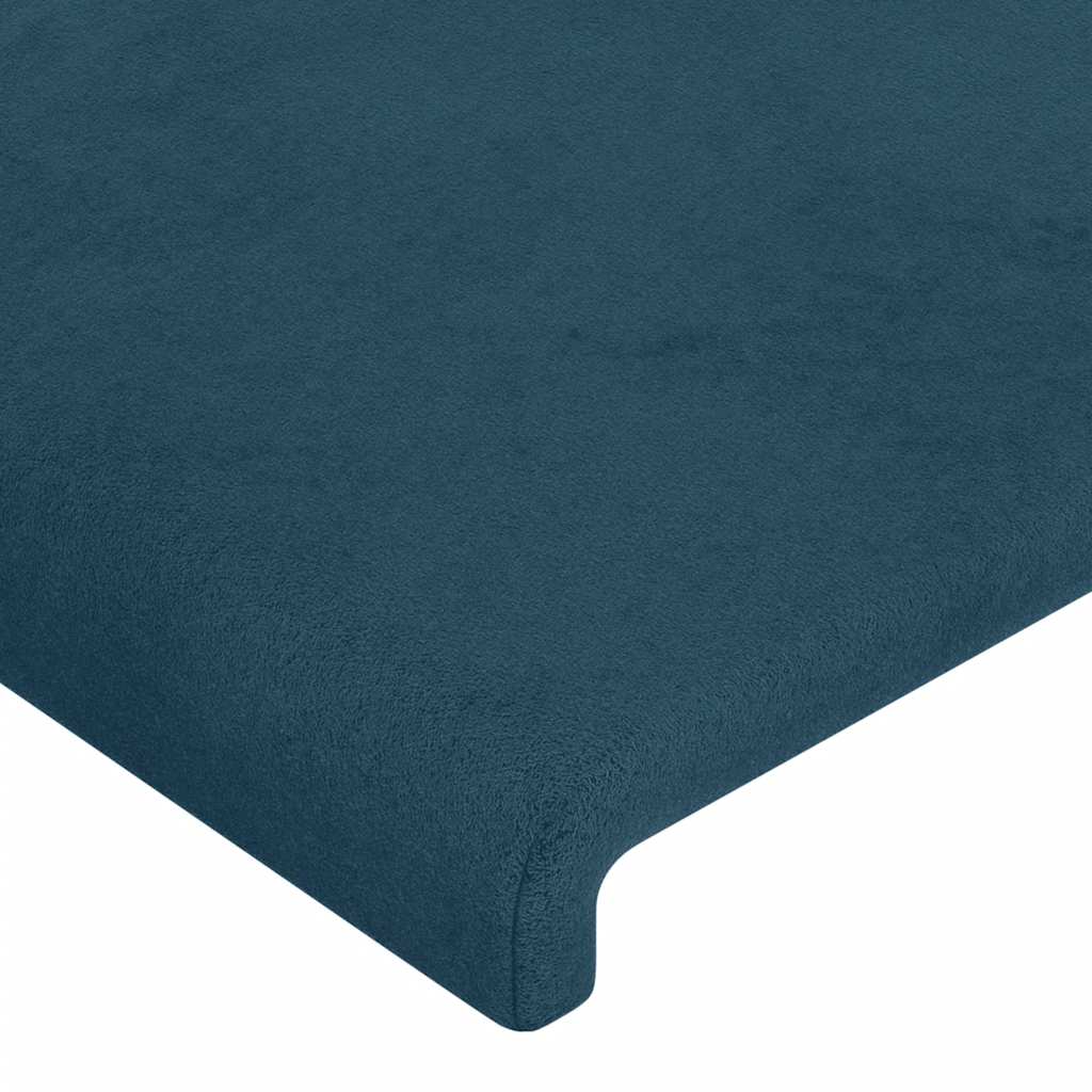 vidaXL Kopfteil Dunkelblau 80x5x78/88 cm Samt