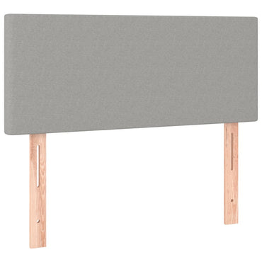 vidaXL Kopfteil Hellgrau 90x5x78/88 cm Stoff