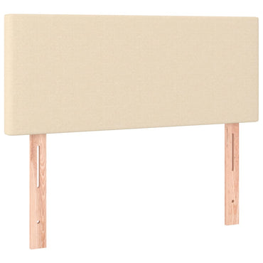 vidaXL Kopfteil Creme 90x5x78/88 cm Stoff