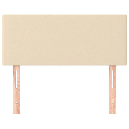 vidaXL Kopfteil Creme 90x5x78/88 cm Stoff