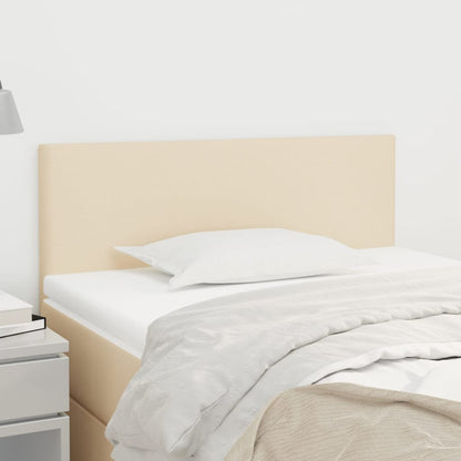 vidaXL Kopfteil Creme 90x5x78/88 cm Stoff