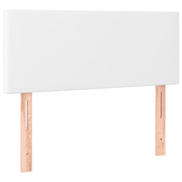 vidaXL Kopfteil Weiß 90x5x78/88 cm Kunstleder
